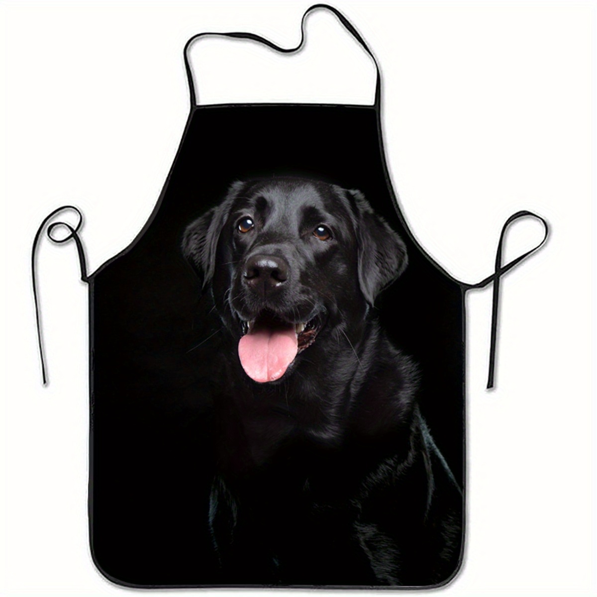 Home Cooking Dog Food - Fartuch z nadrukiem czarnego labradora -