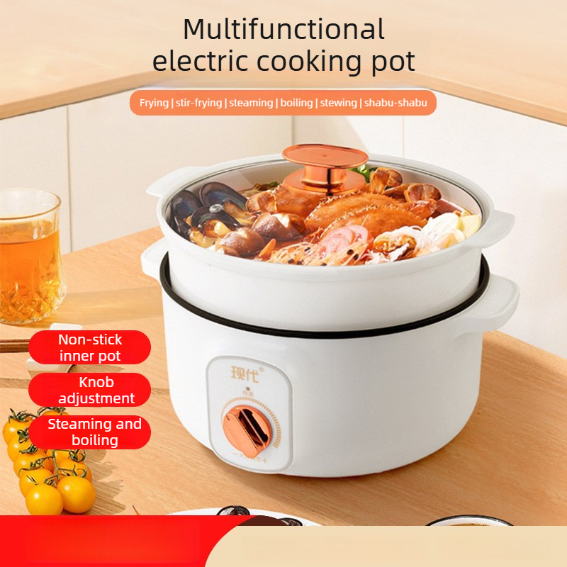 Home Cooking Appliances - Wielofunkcyjny Mini Elektryczny Garnek Przenośny Elektryczny