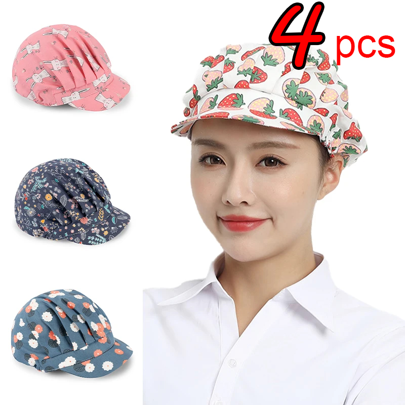 Home Cooking Service - 4 szt. Czapka do gotowania dla