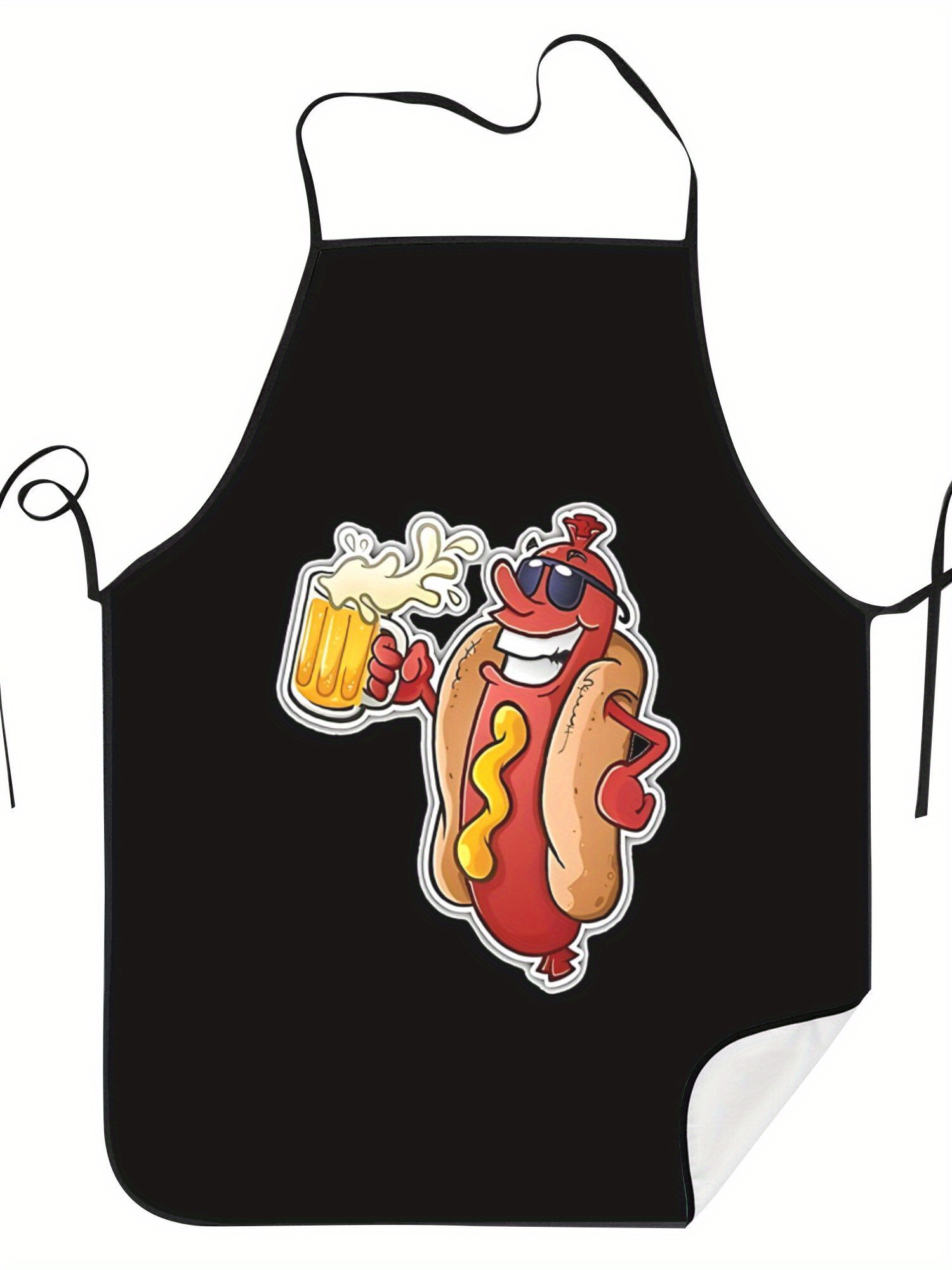 Home Cooking Dog Food - Fartuch z nadrukiem hot dogów, zabawny,