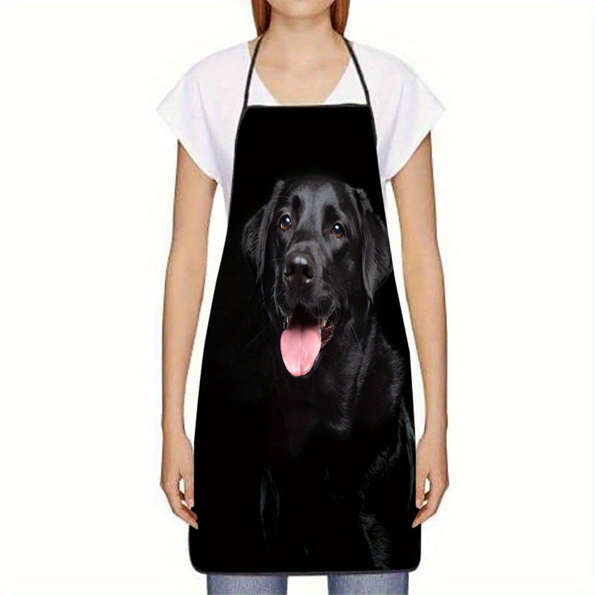 Fartuch z nadrukiem czarnego l – Home Cooking Dog Food recenzja i cena