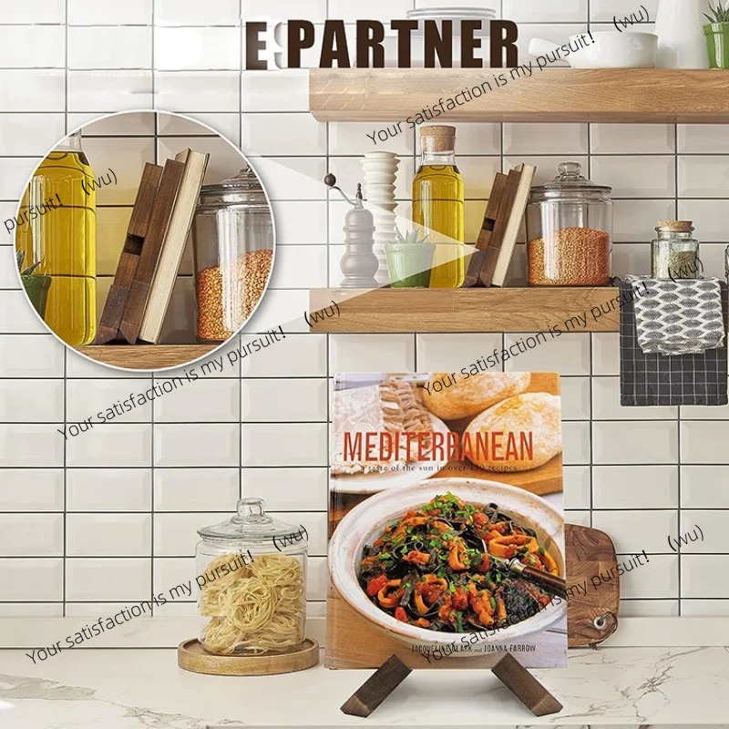 Drewniany stojak na książkę ku – Home Cooking Menu recenzja i cena