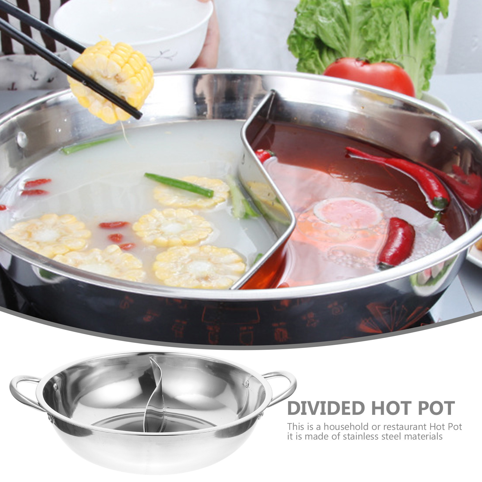 Dzielona garówka do hot pota z – Home Cooking Restaurant recenzja i cena