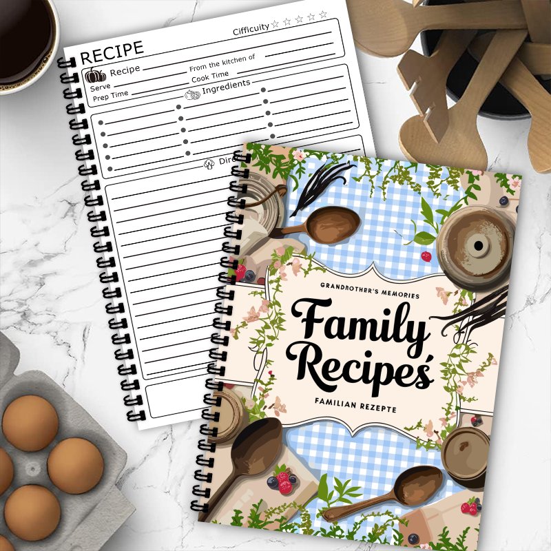 Książka z przepisami A5, niebi – Home Cooking Recipe recenzja i cena