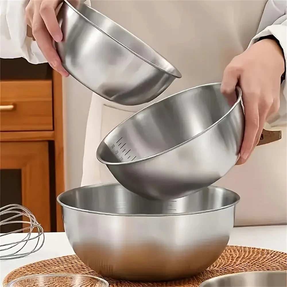 Zestaw 1-3 misek ze stali nier – Home Cooking Cookbook recenzja i cena